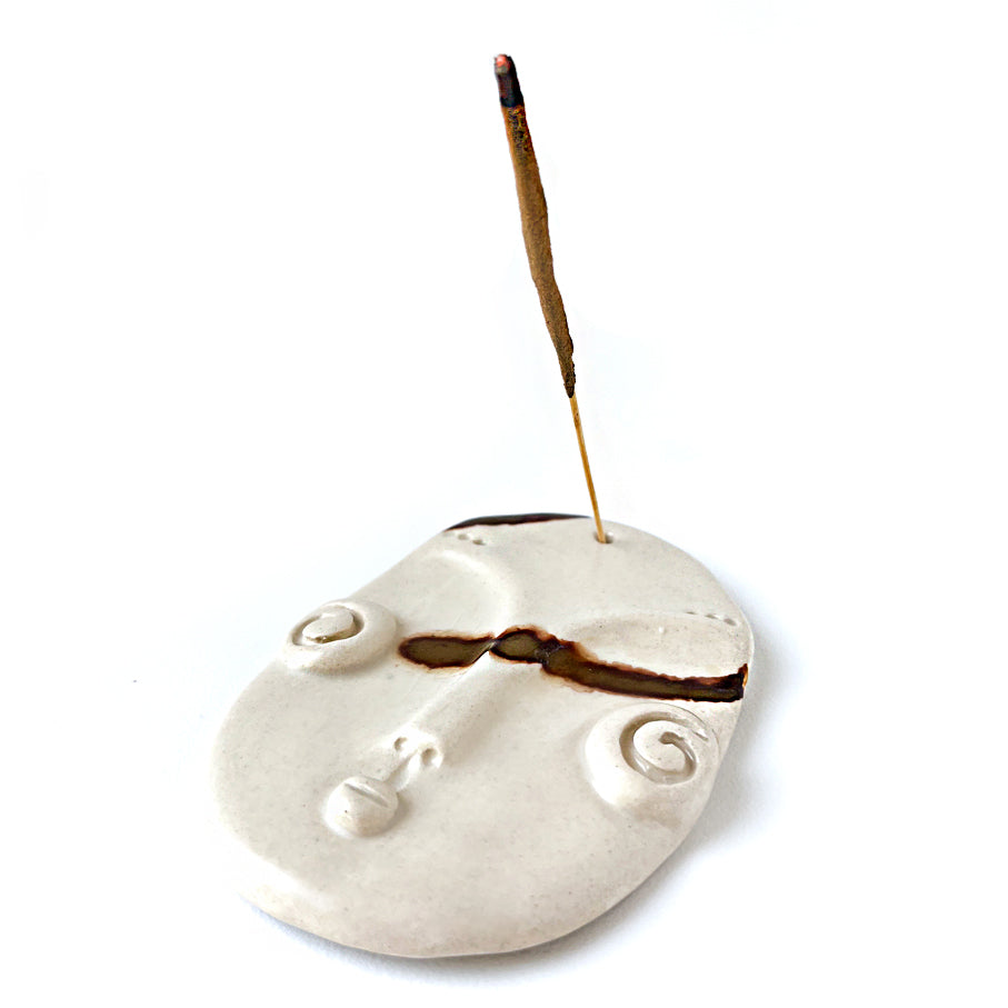 Magic Face Incense Holder from Ceramic | Handmade from Love