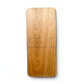 Backside ofPremium oak wood board is decorated with our slogan Zein - way to happiness